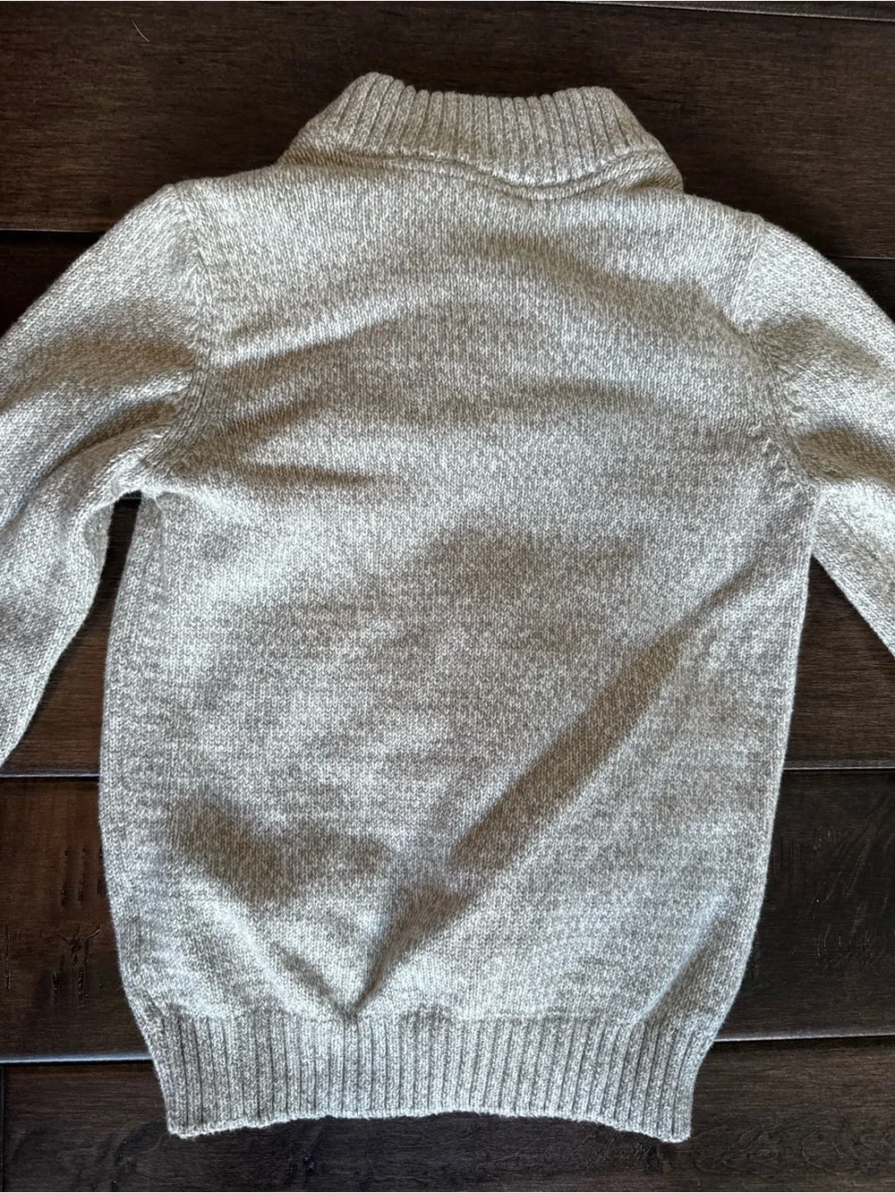💜3/$15 Carter's Toddler Marled Mock Neck Henley Pullover Sweater - Size 5T